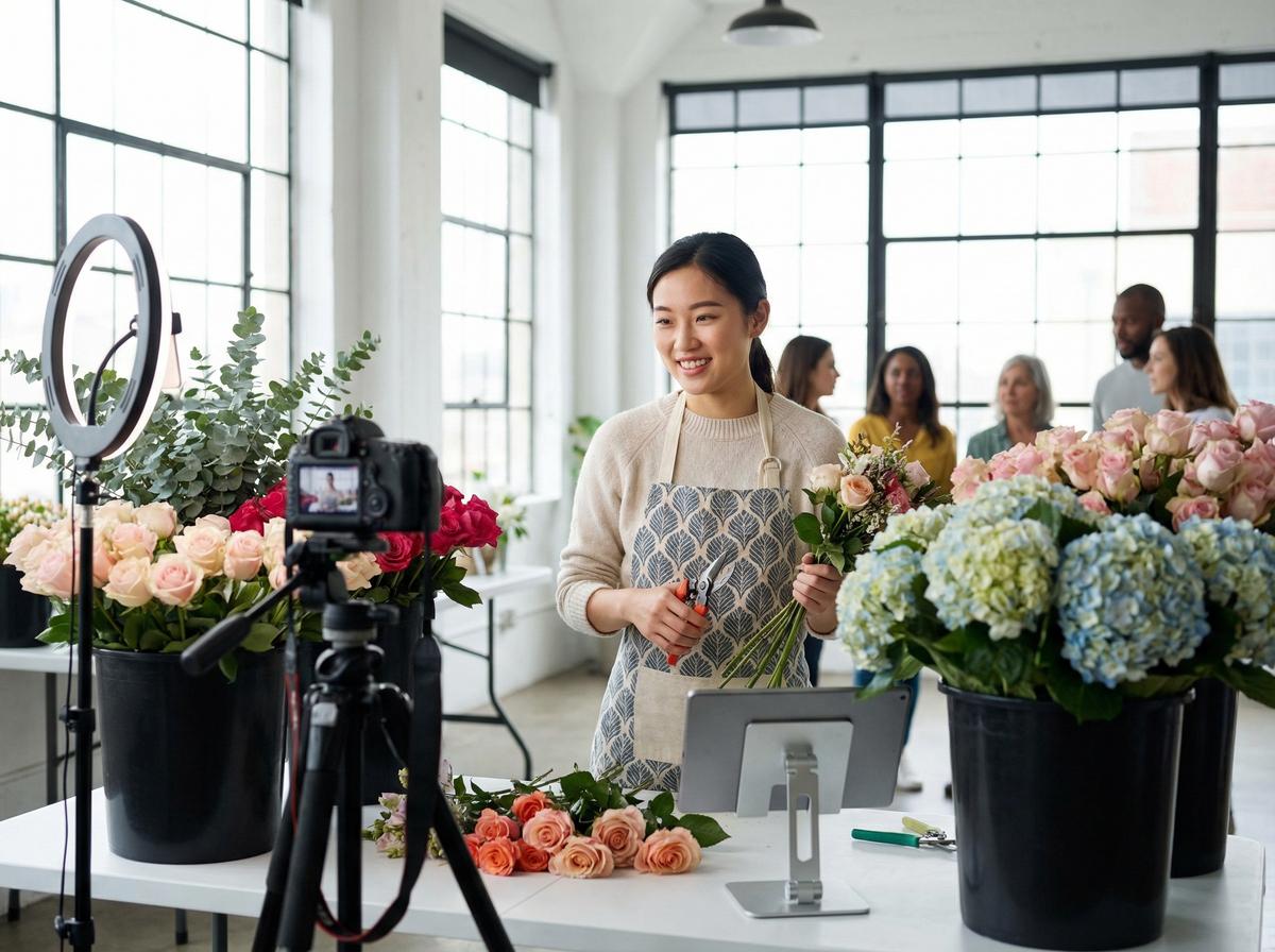 精神小妹传媒花艺教程传媒